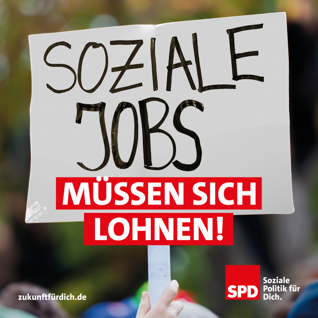 Soziale Jobs müssen sich lohnen!